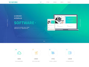 软件服务模板PC网站模板